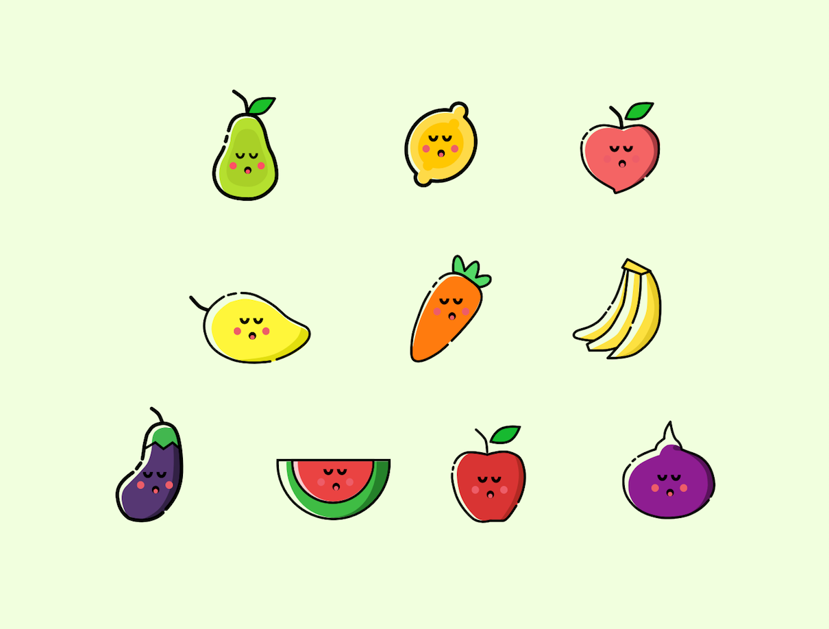 創(chuàng)意精靈 卡通水果UI與圖標(biāo)設(shè)計的視覺盛宴